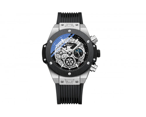 Часы кварцевые Chenxi CX-949 - цвет серебристый, силиконовый ремешок