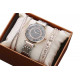 Часы наручные Womage WMG080-H - цвет медь, медно-серебряный браслет